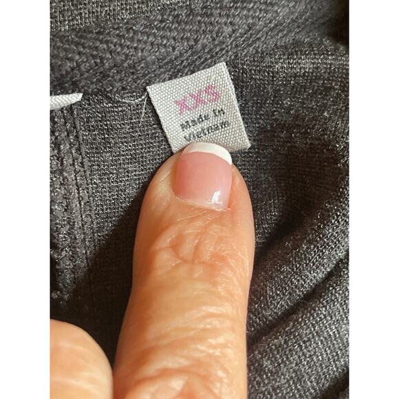 Athleta Cassidy Long Sleeve Half Zip Ponte Knit Dress Charcoal Grey XXS - Picture 11 of 11